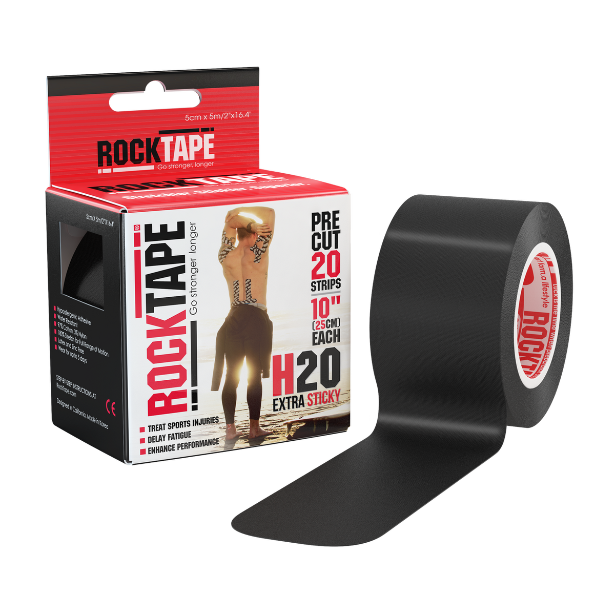 RockTape H2O Edge Precut 20 Count, , large image number null